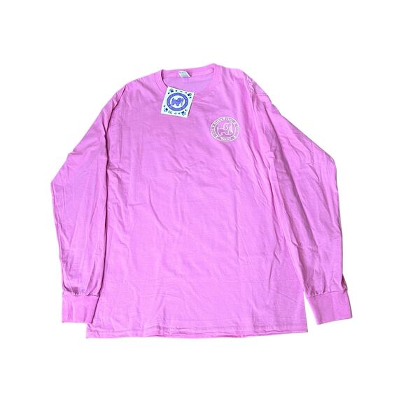 Puppie Love Rescue Pink Long Sleeve Shirt Medium Valentines Candy Hearts Dog NWT - Picture 2 of 8